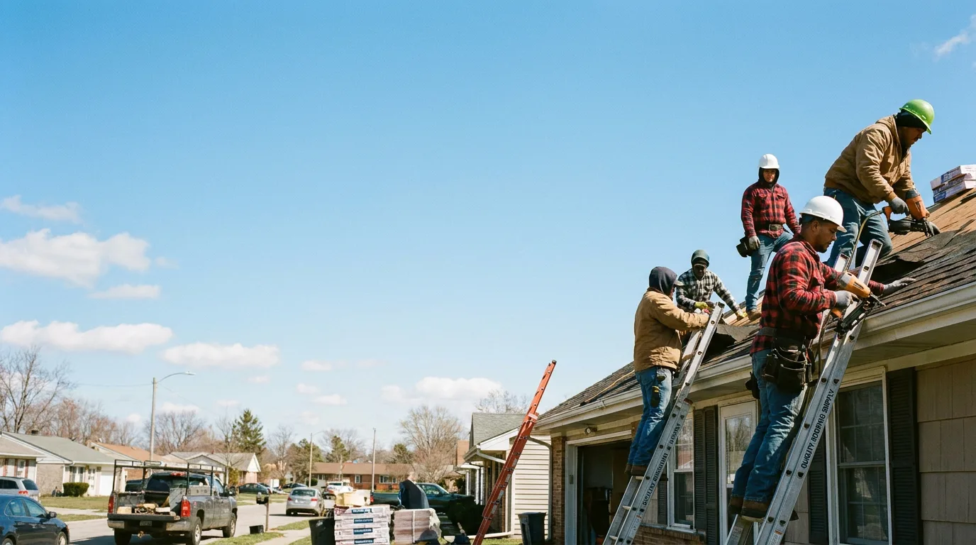 Roofing in Dalzell, IL near me